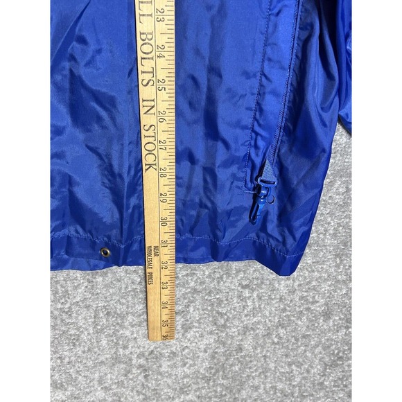 Weekender Casual Lifestyle Packable Windbreaker Jacket Coat Mens Size Large Blue - Picture 16 of 16